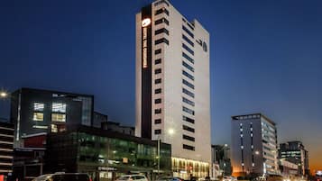 Front of property – evening/night