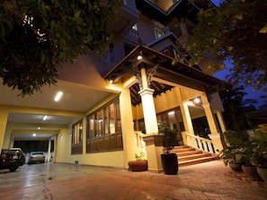 Front of property - evening/night