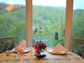 Dîner servi sur place