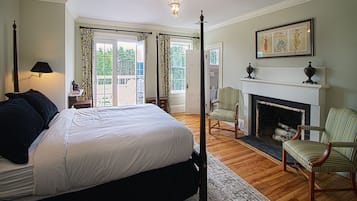 Premium bedding, down duvets, individually decorated