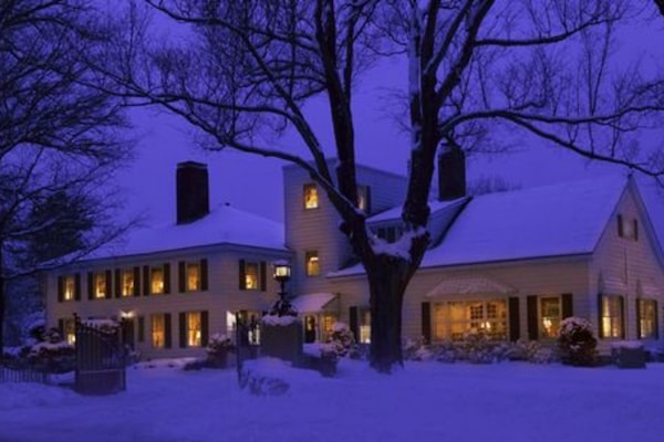 Front of property - evening/night