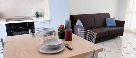 Apartment, 2 Bedrooms (On two floors) | Living area | 19-inch LCD TV with satellite channels, TV