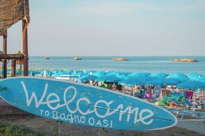 Plage privée à proximité, service de navette pour la plage (gratuit)