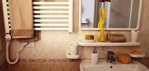 Regadera, secadora de cabello, bidet 