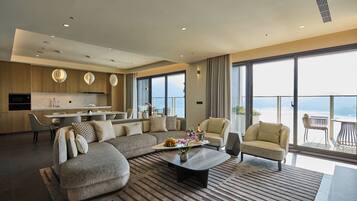 45-inch LED TV with satellite channels, Netflix, streaming services