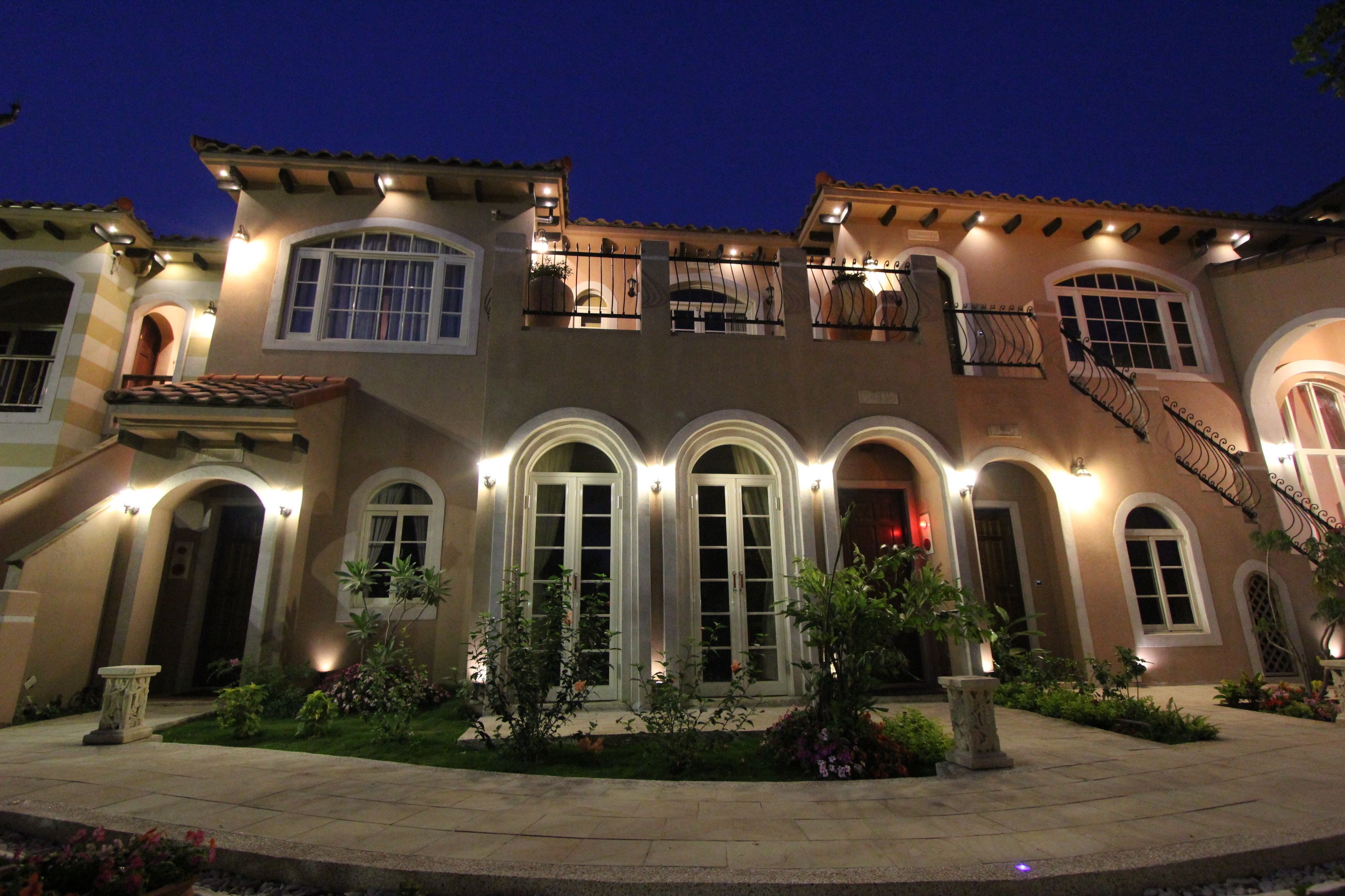 Front of property - evening/night