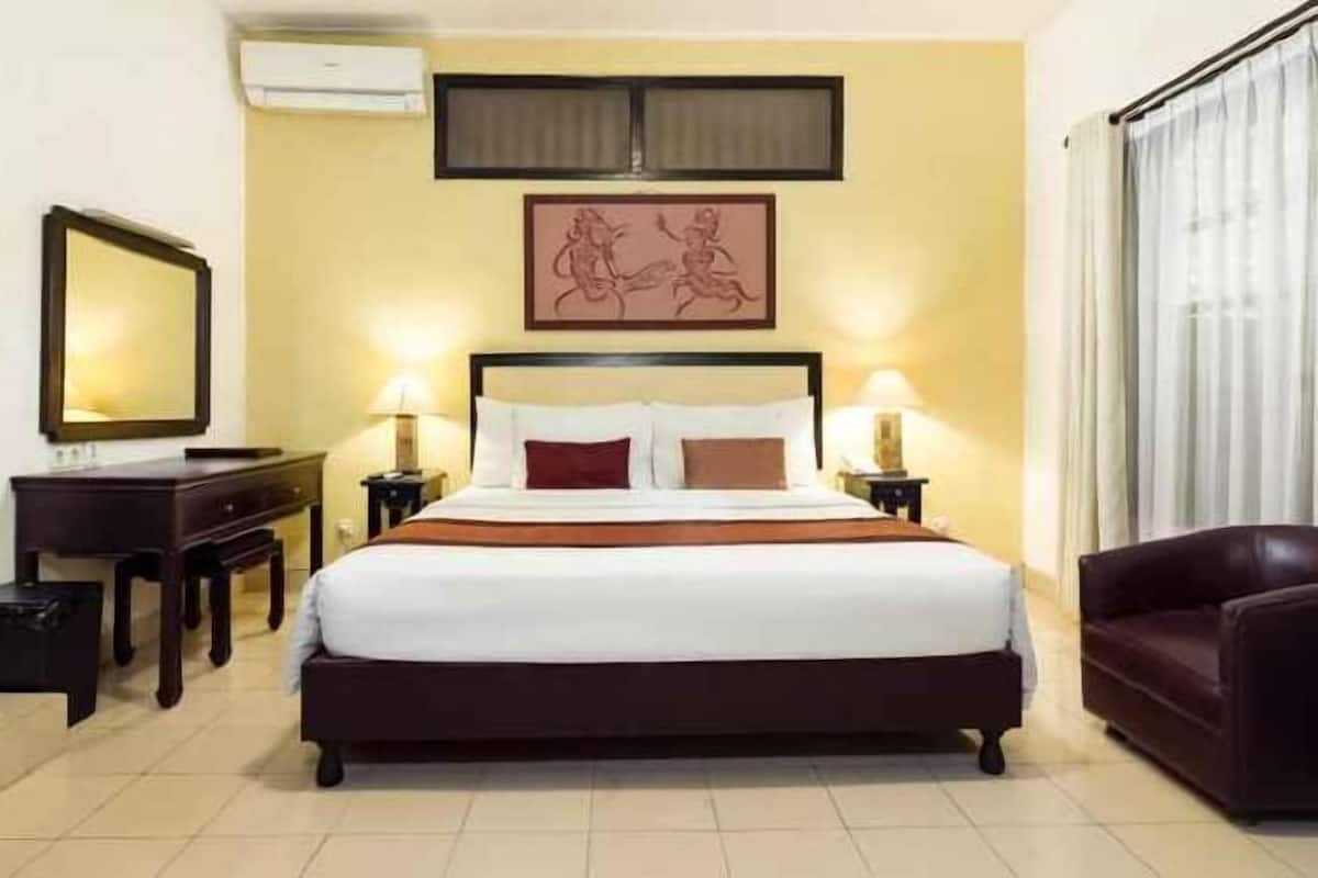 خزنة داخل الغرفة ومكتب وواي فاي مجانًا وملاءات أسرّة