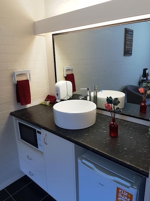 Shower, free toiletries, hair dryer, towels - Bidgee Motor Inn (Hay)