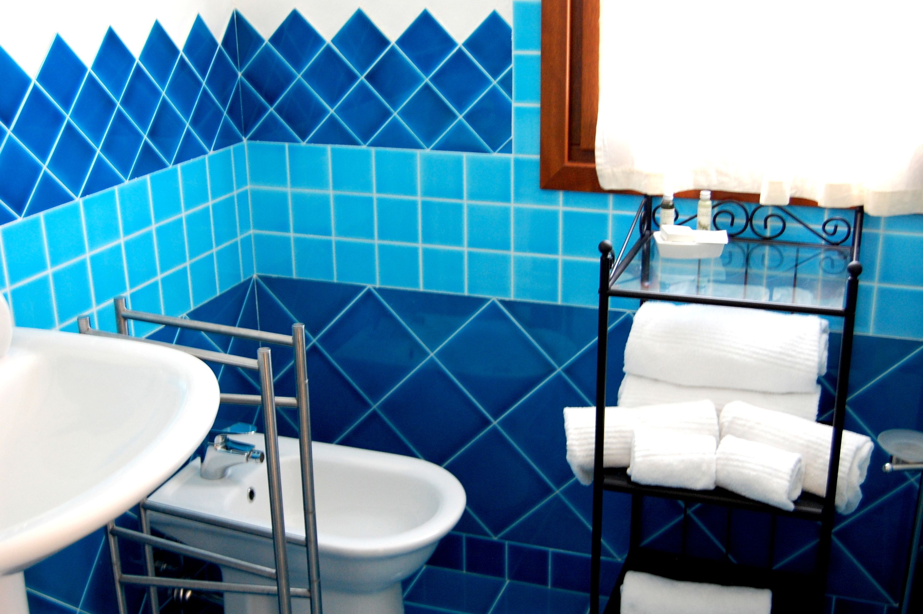 shower, free toiletries, hair dryer, bidet