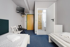 Caja de seguridad en la habitación y cortinas blackout 