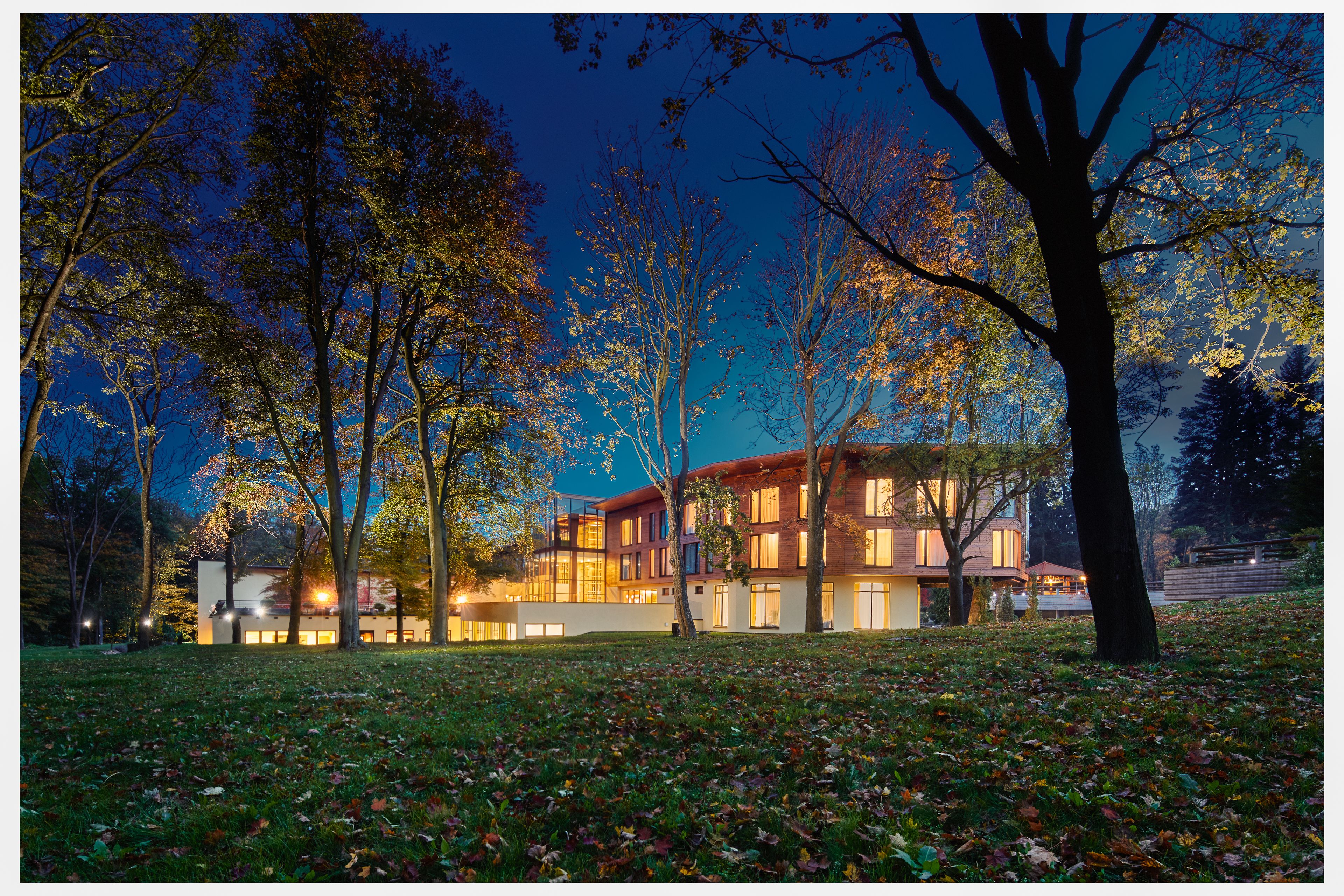 front of property – evening/night