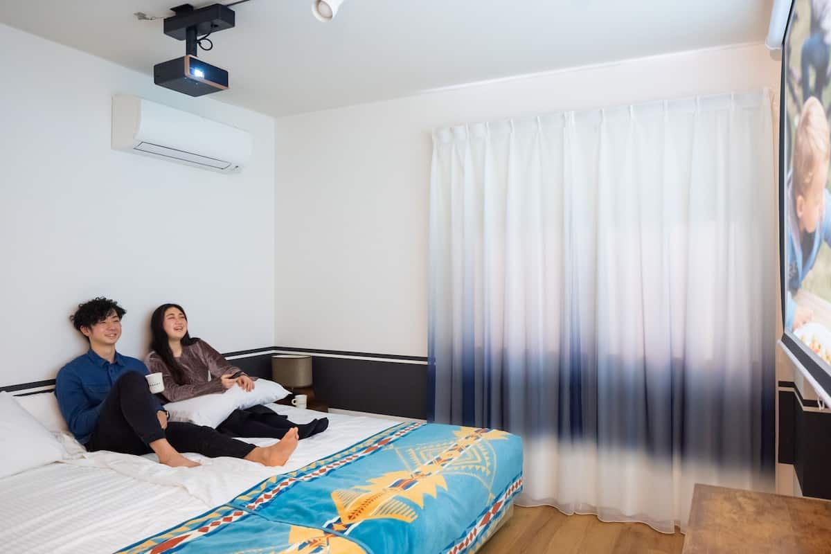 Individually decorated, individually furnished, desk, blackout drapes
