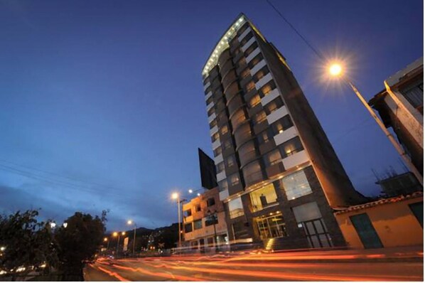 Front of property – evening/night