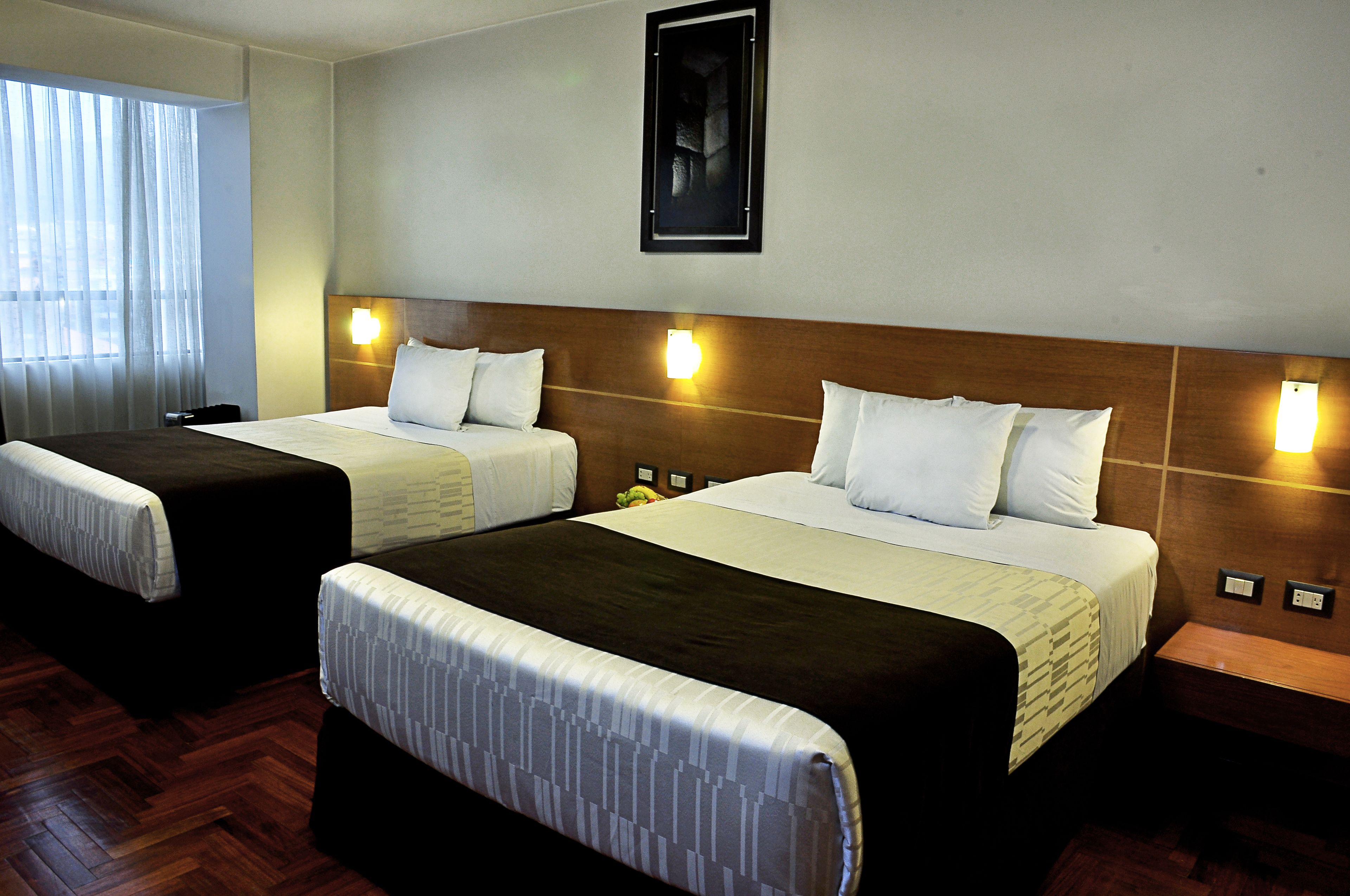 standard double room, city view | hypo-allergenic bedding, down duvets, minibar, in-room safe