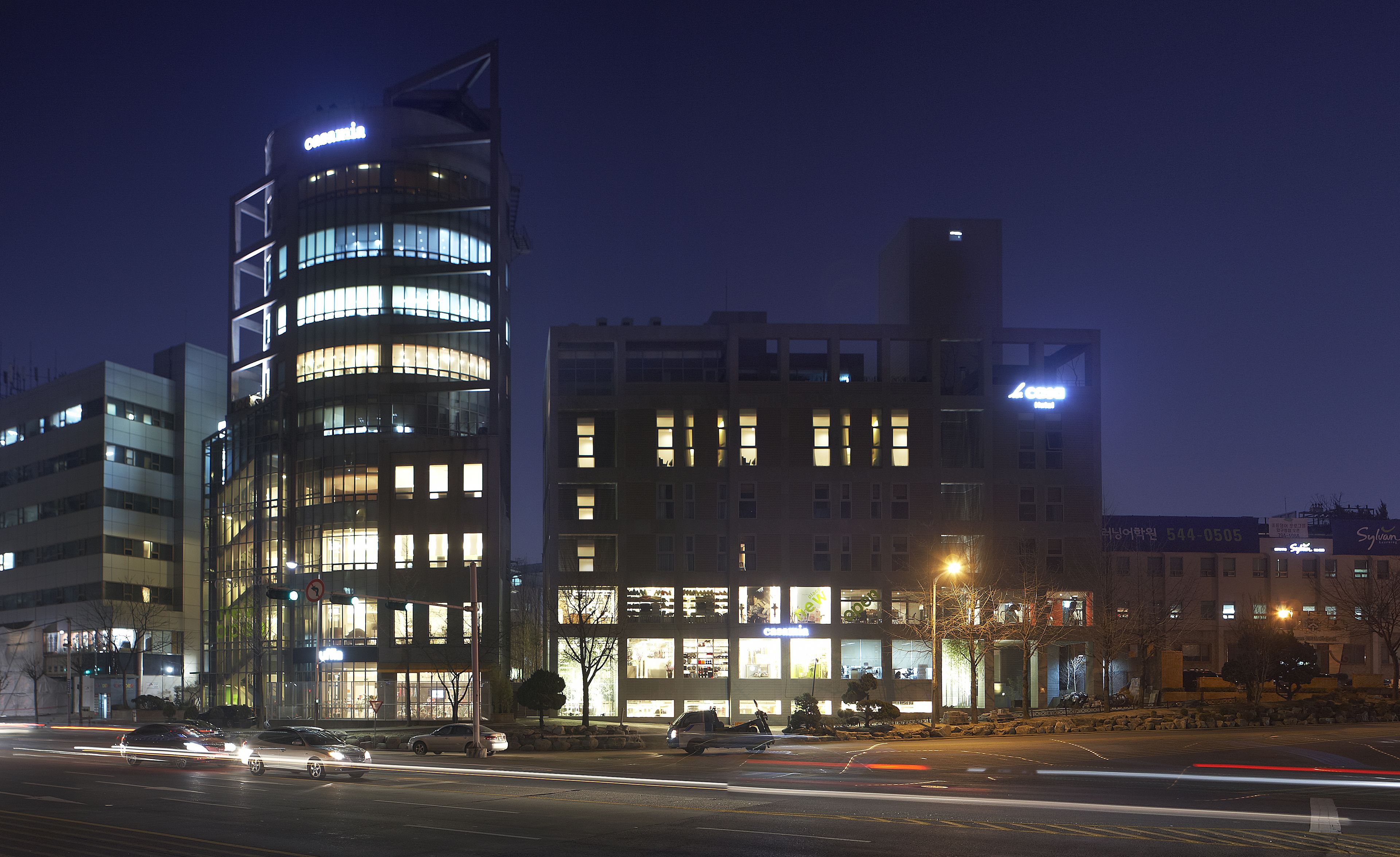 front of property – evening/night