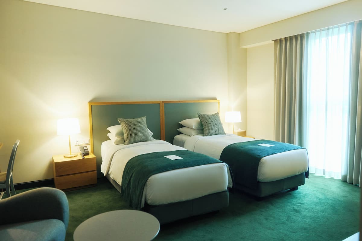 1 habitación y ropa de cama de alta calidad