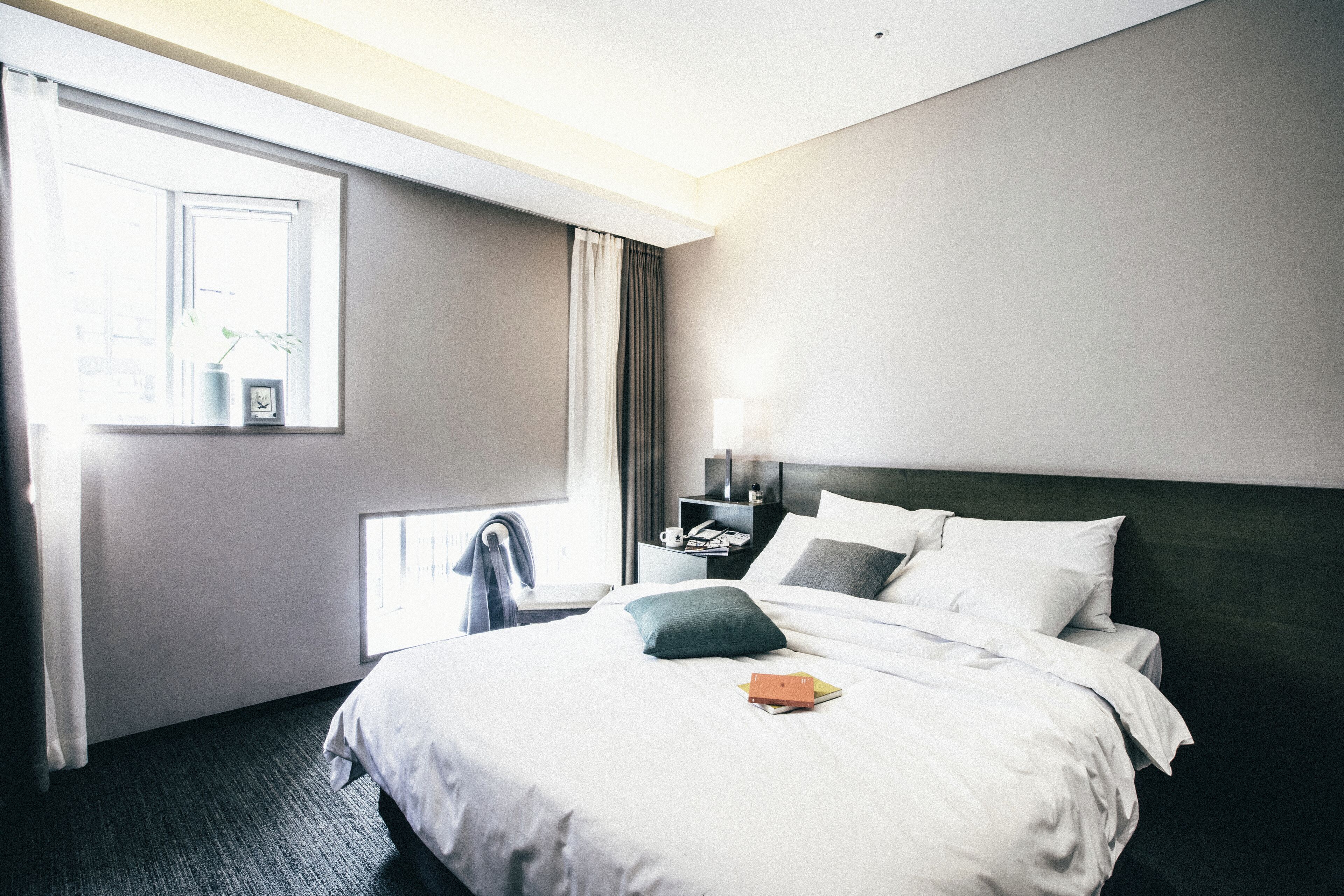 Premium bedding, down duvets, in-room safe, desk