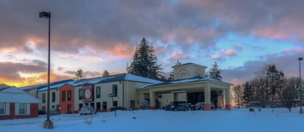 Front of property – evening/night