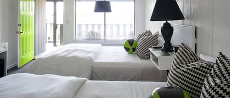 Chambre Double, 2 lits doubles