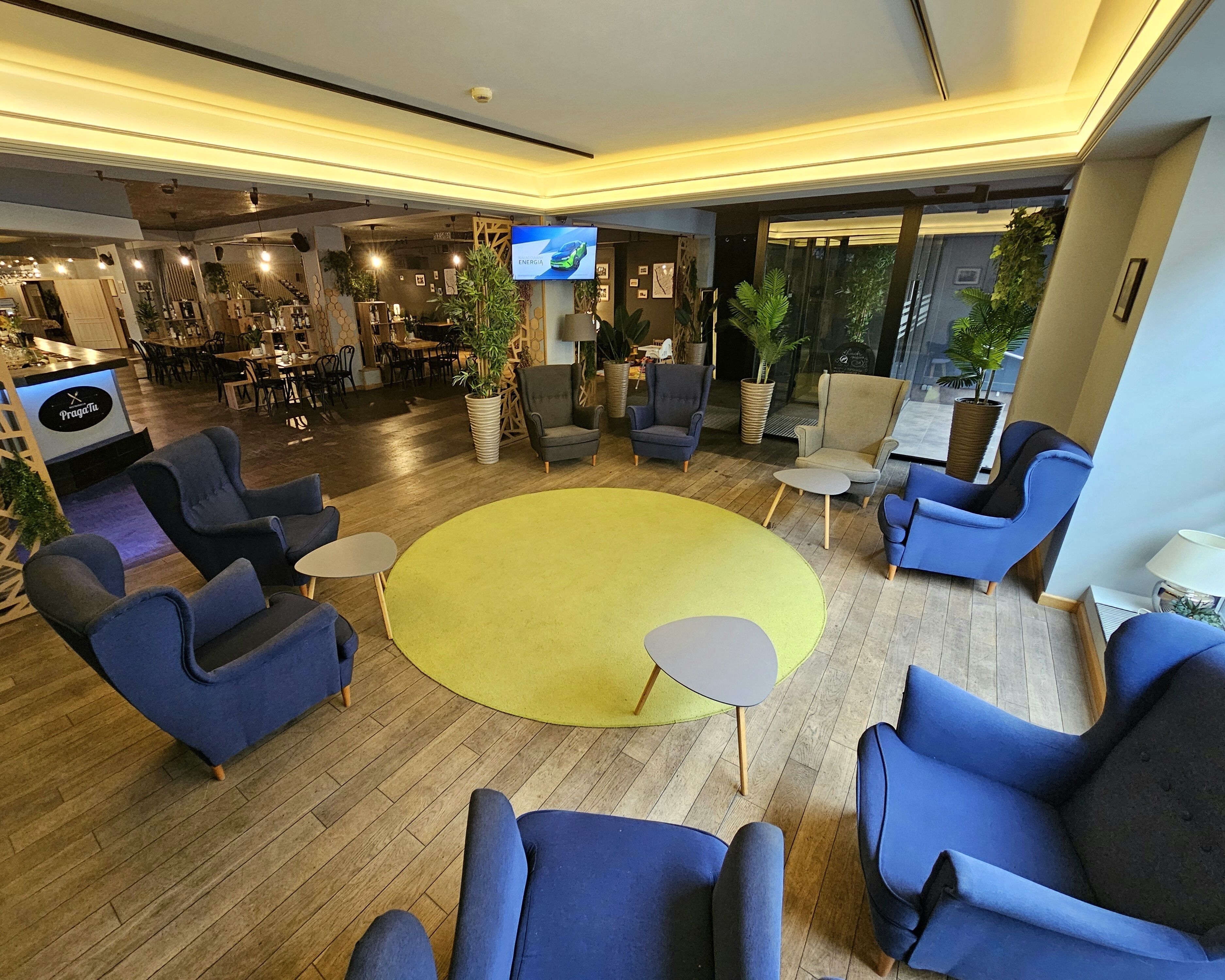 Lobby sitting area