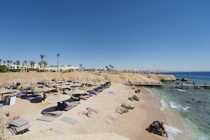 Private beach, scuba diving, beach volleyball, beach bar