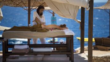 Sauna seca, tratamentos corporais, aromaterapia, massagens suecas