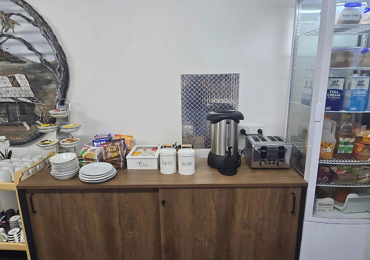 Kontinental morgenmad hver dag (15 AUD pr. person)