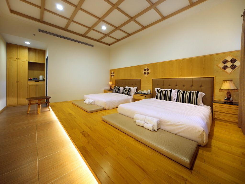 quadruple room, 2 double beds | premium bedding, down duvets, individually decorated