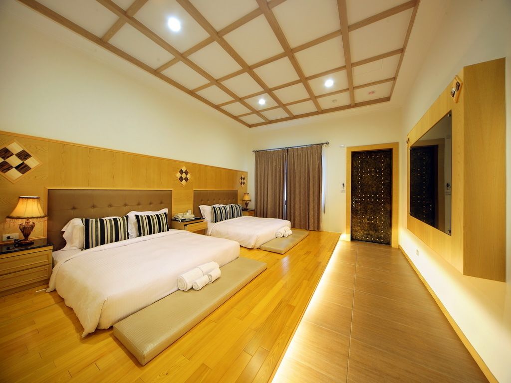 quadruple room, 2 double beds | premium bedding, down duvets, individually decorated