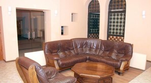 Sitteområde i lobbyen