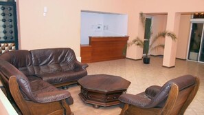 Sitteområde i lobbyen