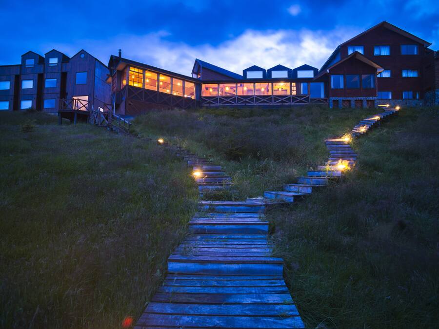 Overnatningsstedets facade