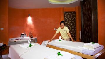 Couples treatment room(s), hot tub, body treatments, aromatherapy