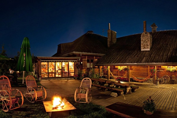 Front of property - evening/night