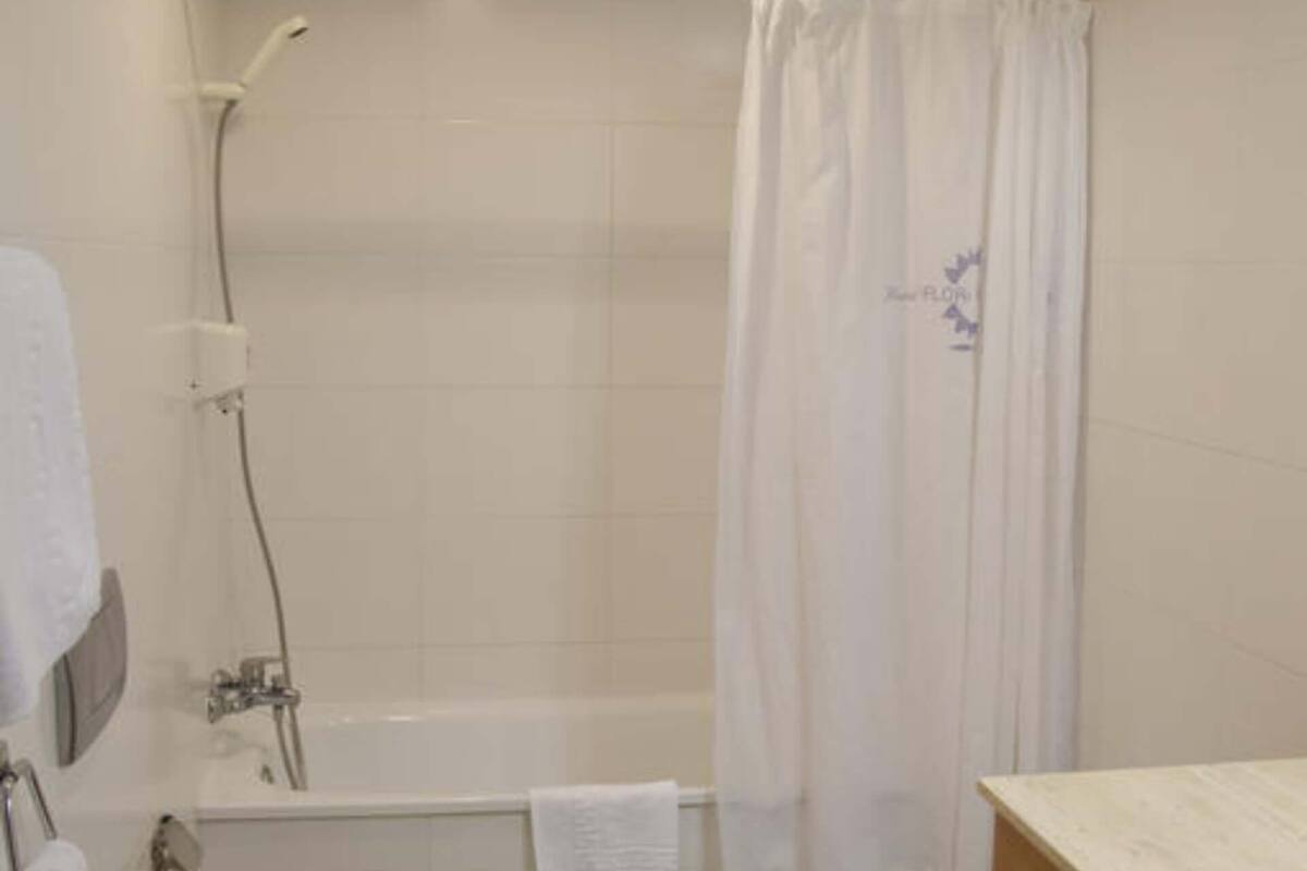 family room | bathroom | combined shower/bathtub, free toiletries, hair dryer, bidet