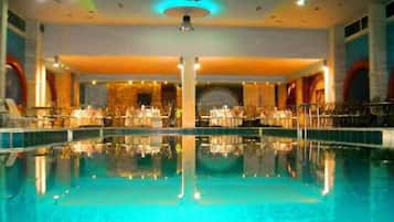 Indoor pool, outdoor pool