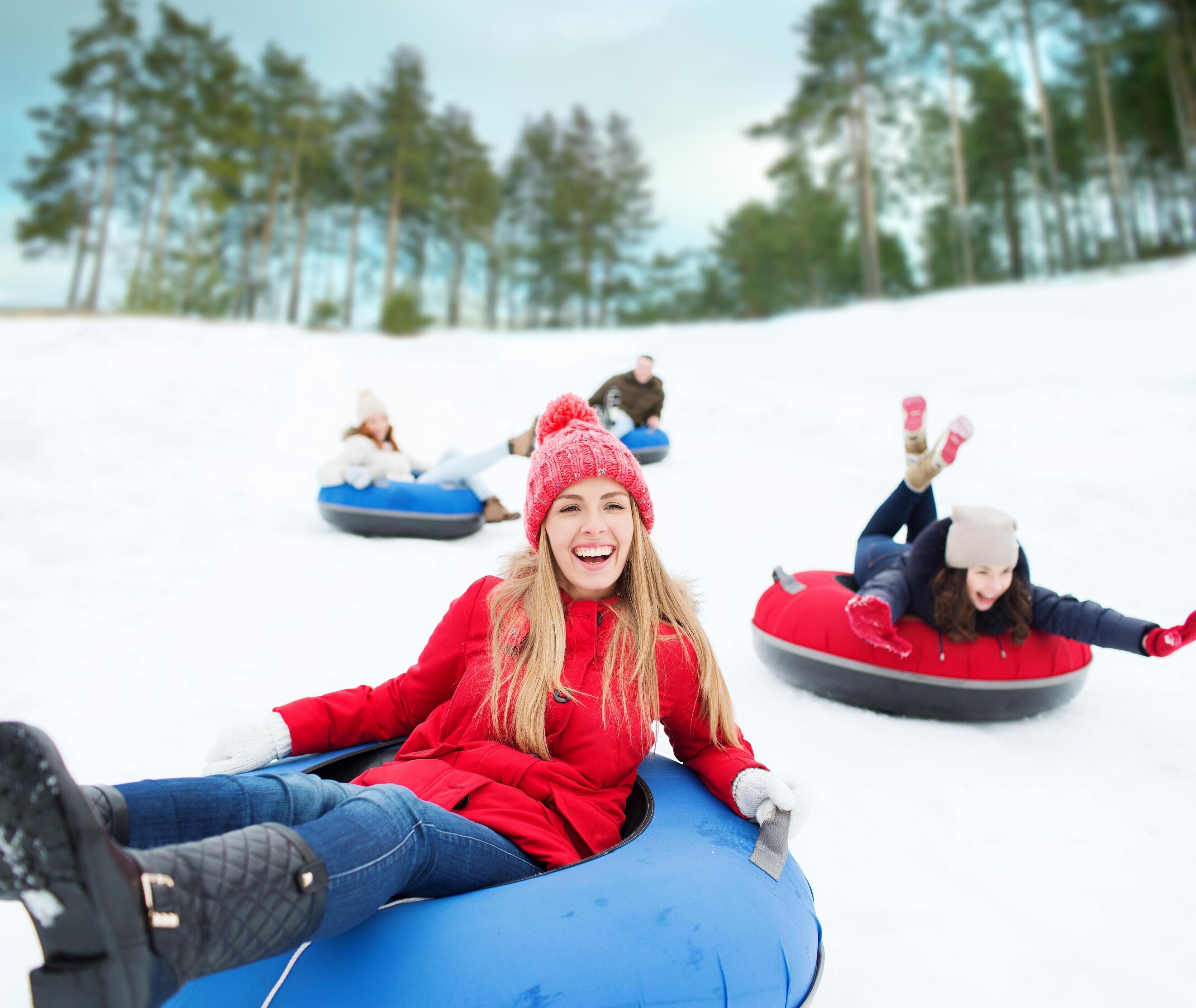 snow tubing