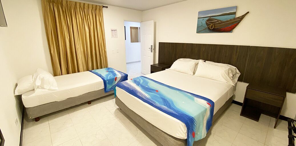 In-room safe, bed sheets