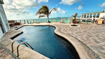 Außenpool, Sonnenschirme