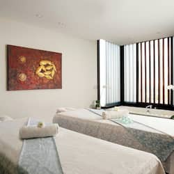 Couples treatment room(s), hot tub, body treatments, hot stone massages