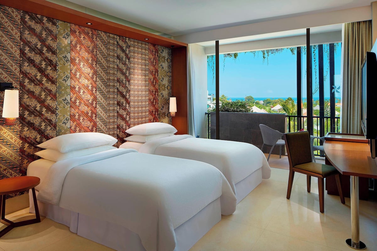 Deluxe Room, 2 Single Beds, Non Smoking, Pool View