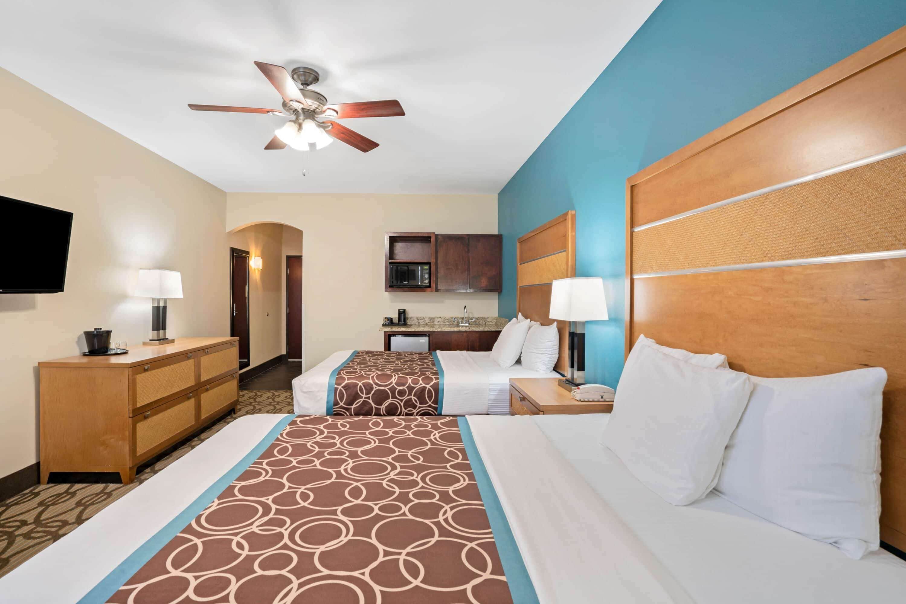 room, 2 queen beds, non smoking | desk, iron/ironing board, free cots/infant beds, free wifi