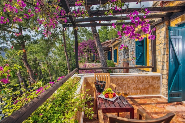 Vue depuis l’hébergement