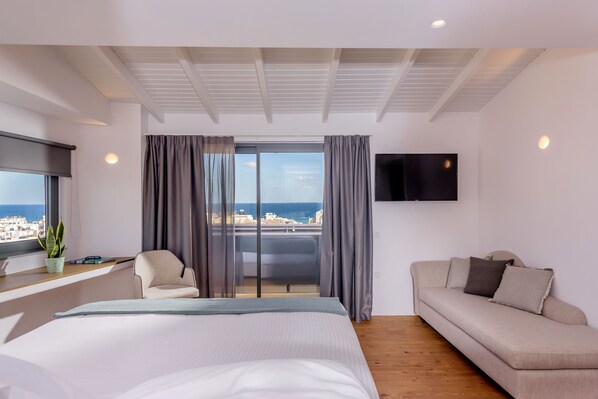 Junior Studio Suite, Sea View | View from room - Iraklion Hotel (Heraklion)