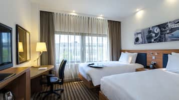 Standard Room, 2 Twin Beds | In-room safe, desk, laptop workspace, free cribs/infant beds