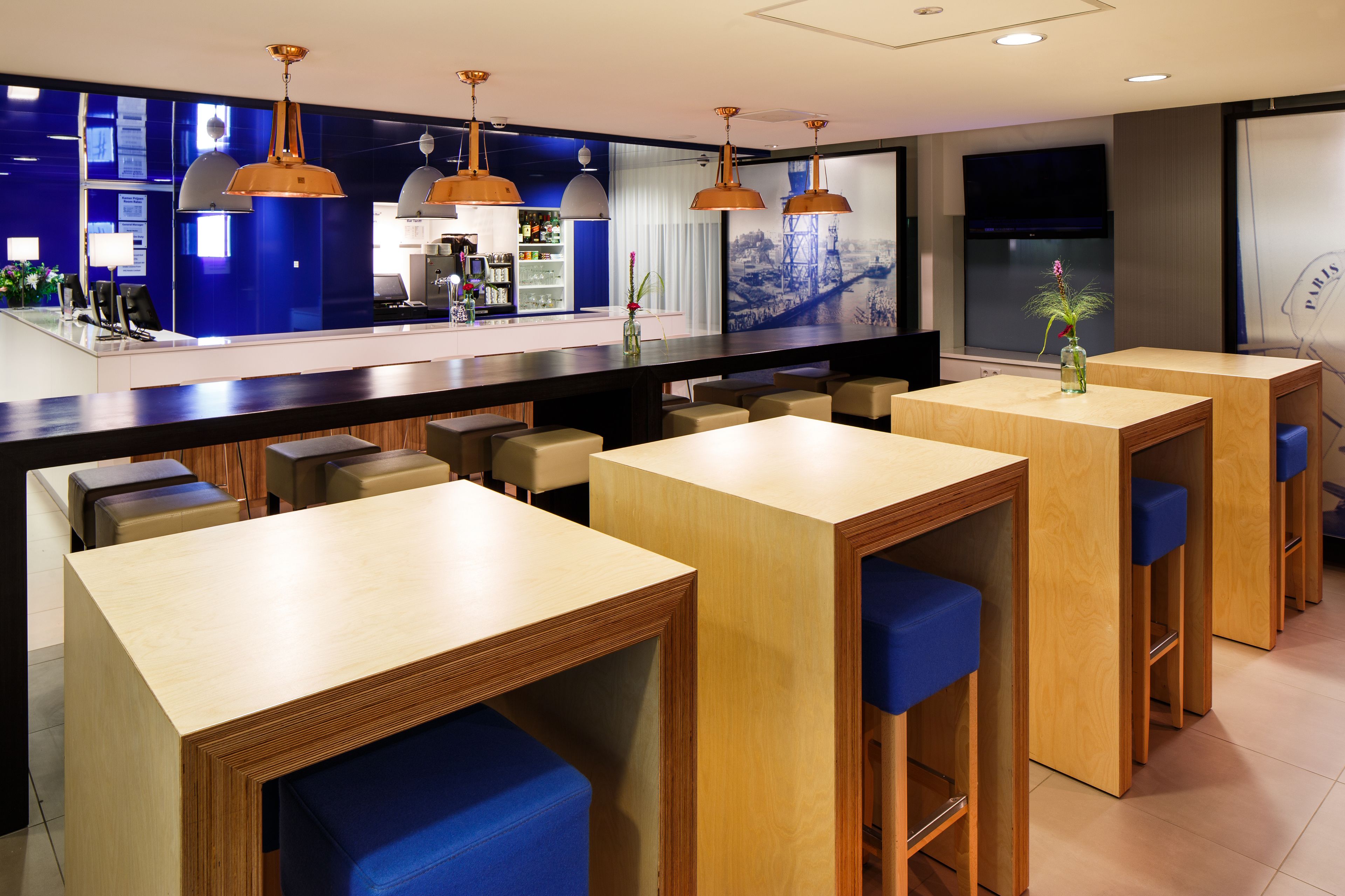 Sala de estar en el lobby