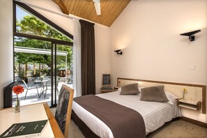 Basic Double Room | Premium bedding, desk, blackout curtains, soundproofing