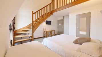 Appartement Duplex (5p) | Literie de qualité supérieure, bureau, rideaux occultants