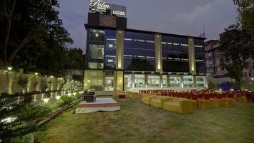 Front of property – evening/night