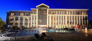 Front of property – evening/night